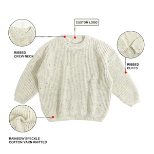 Offres Spéciales usine approvisionnement bébé <span class=keywords><strong>pull</strong></span> hiver <span class=keywords><strong>pull</strong></span> <span class=keywords><strong>chaud</strong></span> 100% coton infantile enfant en bas âge bébé filles garçons <span class=keywords><strong>pull</strong></span> tricoté - Product Image 6