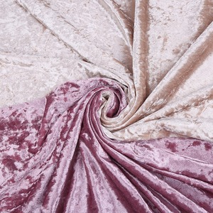 Vải nhung kim tuyến vàng óng ánh, chất liệu nhung kim cương, co giãn bốn chiều, dùng cho váy áo, khăn trải bàn, rèm cửa, ghế sofa, đồ ngủ - Product Image 5