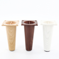Ensemble de pieds de meubles réglables en plastique contemporains de 6 pouces, robustes, anti-corrosion, pour chaises, tables, lits, extérieur