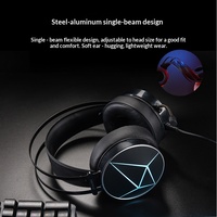 Auriculares para Juegos Dareu con Cable USB, Sonido Envolvente Virtual 7.1, Control Táctil RGB, Micrófono con Cancelación de Ruido, para PC y Portátiles