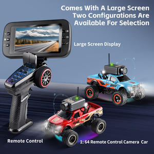รถบังคับวิทยุ Wltoys 6407-C ขนาด 1:64 ตัวถังโลหะ พร้อมกล้อง FPV มุมมองบุคคลที่หนึ่ง ความละเอียดสูง พร้อมใช้งาน ของเล่นรถแข่งบังคับวิทยุ - Product Image 3