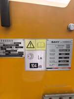 Compacteur pneumatique SANY durable avec 1200 heures de fonctionnement maximum, 30 tonnes, pour la construction routière et l'asphalte