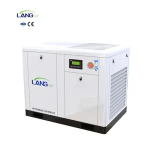 Langair Electricサイレントオイルフリースクリュータイプ7.5kw 15kw 22kw 37kw 55kw 75kwエアコンプレッサー8bar 10bar 13bar for Industrial