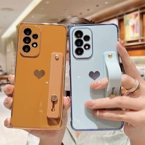 Custodia per cellulare con staffa per cinturino da polso elettrolitico per <span class=keywords><strong>Samsung</strong></span> <span class=keywords><strong>A13</strong></span> <span class=keywords><strong>4G</strong></span> A52 S22 Plus S21 FE Love Side Stand custodie cover - Product Image 3