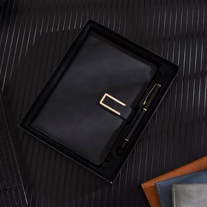 Carnet A5 en cuir velours de haute qualité avec logo personnalisé, reliure collée en PU, couverture souple - Product Image 4