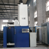 Machine de trempe par induction à haute fréquence, équipement de durcissement des métaux, traitement thermique contrôlé par PLC, trempeuse industrielle