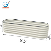 Kit de jardinière surélevée en métal pour légumes et fleurs