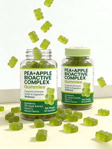 Gomitas para el Crecimiento del Cabello de Marca Privada OEM/ODM, Suplemento Dietético Herbal para el Cabello, Gomitas BIOACTIVAS con <span class=keywords><strong>PEA</strong></span>+MANZANA para el Crecimiento del Cabello - Product Image 3