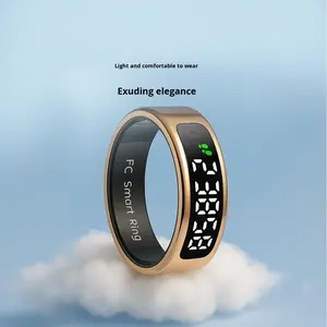 Cincin Pintar Digital dengan Penghitung Langkah, Kontrol Jarak Jauh, Sensor Detak Jantung, Sensor Oksigen Darah, Pemantau Tidur dan Olahraga, Tahan Air 5 ATM - Product Image 2