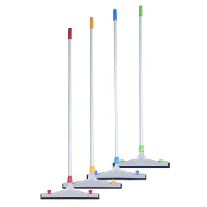 Thấp Moq Màu Đen Đôi Bọt Cao Su Loại Bỏ Nước Nặng Với Tay Cầm Bằng Nhôm Cho Sàn Trơn - Product Image 1