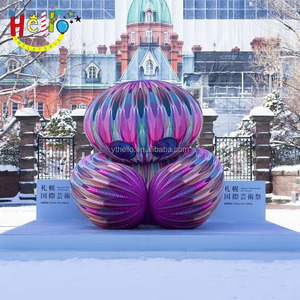 Sculptures éclairées par couleur Accessoires de scène fantaisistes Wonderland Psychédélique gonflable - Product Image 3