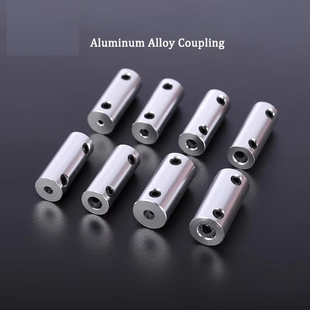 Rc Car Boat Aluminum Alloy Coupling for Metal Drive Shaft Connector Motor Shaft RC Cars for Adults