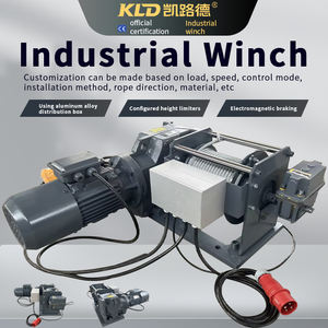 כננים תעשייתיות כננות הרמה ומשיכה חשמליות במשקל 1.5 טון עם מגביל גובה ומנוע בלם אלקטרומגנטי - Product Image 2