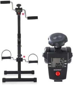 Mini Bicicleta Estática de Pedales para Interiores, Bicicleta Elíptica Debajo del Escritorio, Bicicleta de Entrenamiento Eléctrica para Extremidades Superiores e Inferiores, Rehabilitación y Fisioterapia - Product Image 1