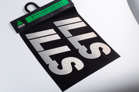 Étiquettes sans étiquette thermocollantes à changement de couleur UV pour vêtements, étiquettes de vêtements en TPU avec impression numérique pour vêtements de sport d'extérieur