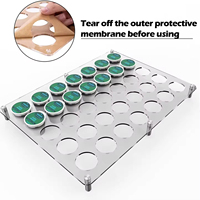 Support de rangement pour capsules de café Nespresso en acrylique écologique, non pliable, 35 emplacements, design personnalisé