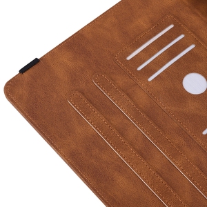 Funda de tableta con soporte a prueba de golpes de cuero PU a la moda para Redmi <span class=keywords><strong>Pad</strong></span> SE /Lenovo Tab M10 5G 2023, soporte para lápiz, ranuras para tarjetas - Product Image 5