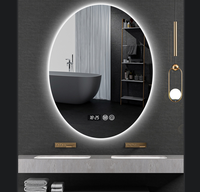 Chine Appartement Hôtel Smart Tenture Murale Vanité De Bain Lumière Led Miroir De Douche Led Miroir De Salle De Bains Avec Lumière Led