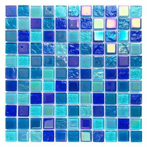 300*300 מ "מ אריח קריסטל יוקרתי, אריח בריכה באריח פסיפס מרובע חיצוני הכהה - Product Image 3