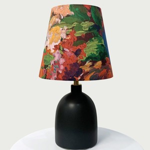 Table Lamp With British Liberty Fabric Shade Black Base E27 LED Home <b>Decor</b> <b>Lighting</b> - Product Image 4