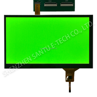 Layar LCD 7 inci 4-lane Mipi 31 Pin, Layar 7 inci 2-lane Mipi, Layar 7 inci 1024x600 IPS Kapasitif 6PIN GT911 Panel Sentuh Antarmuka I2C