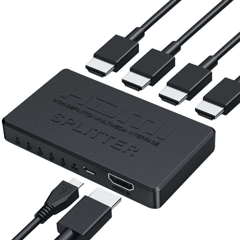 Répartiteur HDMI 1 entrée 4 sorties