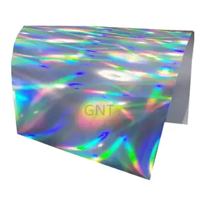 Hologramm offsetdruck pvc blatt material für kennzeichnung kunststoff karte (regenbogen farbe)