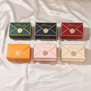 Caja de Regalo Cuadrada de Papel para Bombones de Chocolate, con Logotipo Personalizado, de Lujo, Vacía, para Bodas, para Almacenamiento de Dulces, con Laminado Mate - Product Image 3