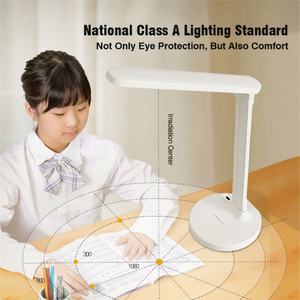 Lámpara de Mesa Táctil Recargable por USB, Moderna, Plegable, LED, Regulable, para Estudio, Sala de Estar, con Capacidad de Carga - Product Image 3