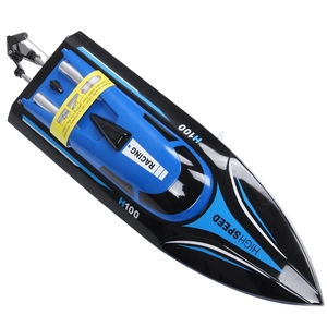 XUEREN <span class=keywords><strong>Skytech</strong></span> H100 RC barca & nave RC giocattoli Mini barca 2.4GHz 4 canali 30 km/h Racing barca telecomandata con schermo LCD - Product Image 2