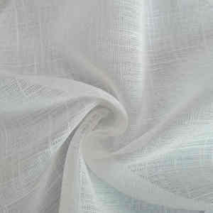 Cortina de gasa de lino y poliéster, tela transparente barata para sala de estar, <span class=keywords><strong>Luisa</strong></span>-3, gran oferta - Product Image 2
