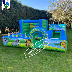 Parc <span class=keywords><strong>à</strong></span> thème <span class=keywords><strong>Jungle</strong></span> personnalisé château gonflable jeu souple fosse <span class=keywords><strong>à</strong></span> balles avec piscines coulissantes - Product Image 4