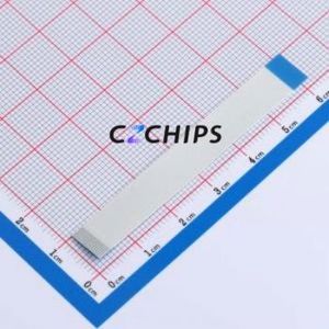 JS05B-16P-060-3-4 FFC Cable (Flexible Flat Cable) P=0.5mm Connector 16P 0.5mm 0.3mm Reverse - Product Image 2