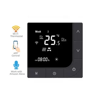 Alexa Pengontrol Suhu Digital Pemanas Lantai Rumah/Air Rumah Google Termostat Pintar WiFi