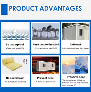 Nhà CONTAINER đúc sẵn mô-đun nhà thép Gói phẳng để tái thiết khu vực Thảm Họa Myanmar cho căn hộ khách sạn - Product Image 6