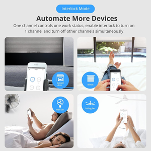 Aismartlink SONOFF 4CH PRO R3スマートスイッチ4独立チャネルリモートタイムスイッチLANコントロール - Product Image 5