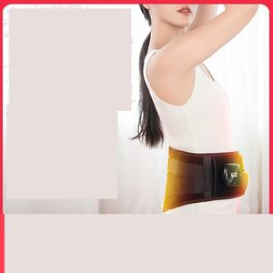 Ceinture de massage lombaire intelligente, appareil de soutien électrique chauffant et vibrant pour le corps, la taille, l'abdomen, outil de massage thérapeutique en cuir PU - Product Image 2