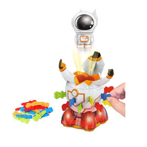 <span class=keywords><strong>Juego</strong></span> de mesa de <span class=keywords><strong>barril</strong></span> <span class=keywords><strong>pirata</strong></span> cohete para niños al por mayor con efectos de iluminación y efectos de sonido de música-Juguete de aprendizaje divertido para jugar en interiores - Product Image 1