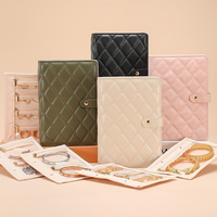 Pochette de rangement pour bijoux 2026 Nouveau style Grande capacité Compartiments divisés Sac de rangement pour bijoux en or et boucles d'oreilles Logo et couleur personnalisables