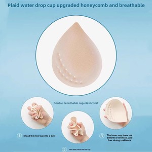 Của phụ nữ siêu mỏng băng lụa không dây yếm trong áo ngực đầy đủ bảo hiểm với Padding thoải mái hàng ngày đồ lót cho mùa hè Áo ngực - Product Image 3