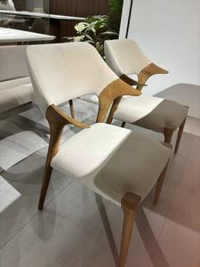 Set meja makan walnut kayu persegi panjang, set meja makan 8 tempat duduk 10 12 kayu marmer Terjual - Product Image 6