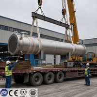 Intercambiador de Calor Industrial de Acero Inoxidable de Servicio Profesional, Enfriador Modular de Carcasa y Tubos con Fácil Inspección