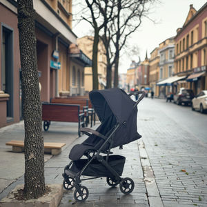 Leggero, facile da piegare, materiale in tessuto per passeggini portatili compatti, per viaggi in aereo - Product Image 6