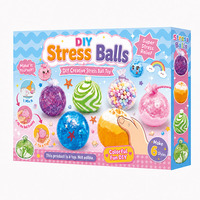 Balle anti-stress à presser faite à la main, en mousse souple à remontée lente, jouet sensoriel