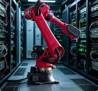 Robot industriel à 6 axes, bras robotisé, charge utile de 5 kg à 10 kg, robot de soudage MIG automatique pour la soudure de pièces automobiles, poste de travail de soudage de cadres métalliques