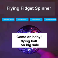 Mini-drone volant intelligent Hot Fly Nova Pro Magic 360 avec lumière, télécommande, boule volante rotative, Spinner Orb FlyNova