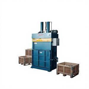 Presse à balles hydraulique automatique à grande vitesse pour papier usagé, machine de pressage verticale - Product Image 1