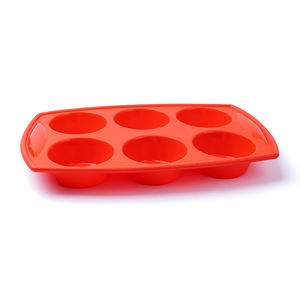 Prix usine 6 cavités circulaire <span class=keywords><strong>Silicone</strong></span> moule antiadhésif plateau de <span class=keywords><strong>cuisson</strong></span> moule de <span class=keywords><strong>cuisson</strong></span> pour biscuits <span class=keywords><strong>papier</strong></span> Cupcakes chocolat crème glacée - Product Image 5