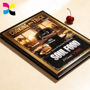 <span class=keywords><strong>Livre</strong></span> de cuisine personnalisé haut de gamme, écologique, couverture rigide, pour chefs, estampage à chaud doré, fabricant, vente en gros, services d'usine - Product Image 2