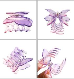 Pinzas de Pelo con Forma de Mariposa de 7 cm, Estilo Coreano, Acabado Mate Premium para Mujeres, Venta al por Mayor - Product Image 5